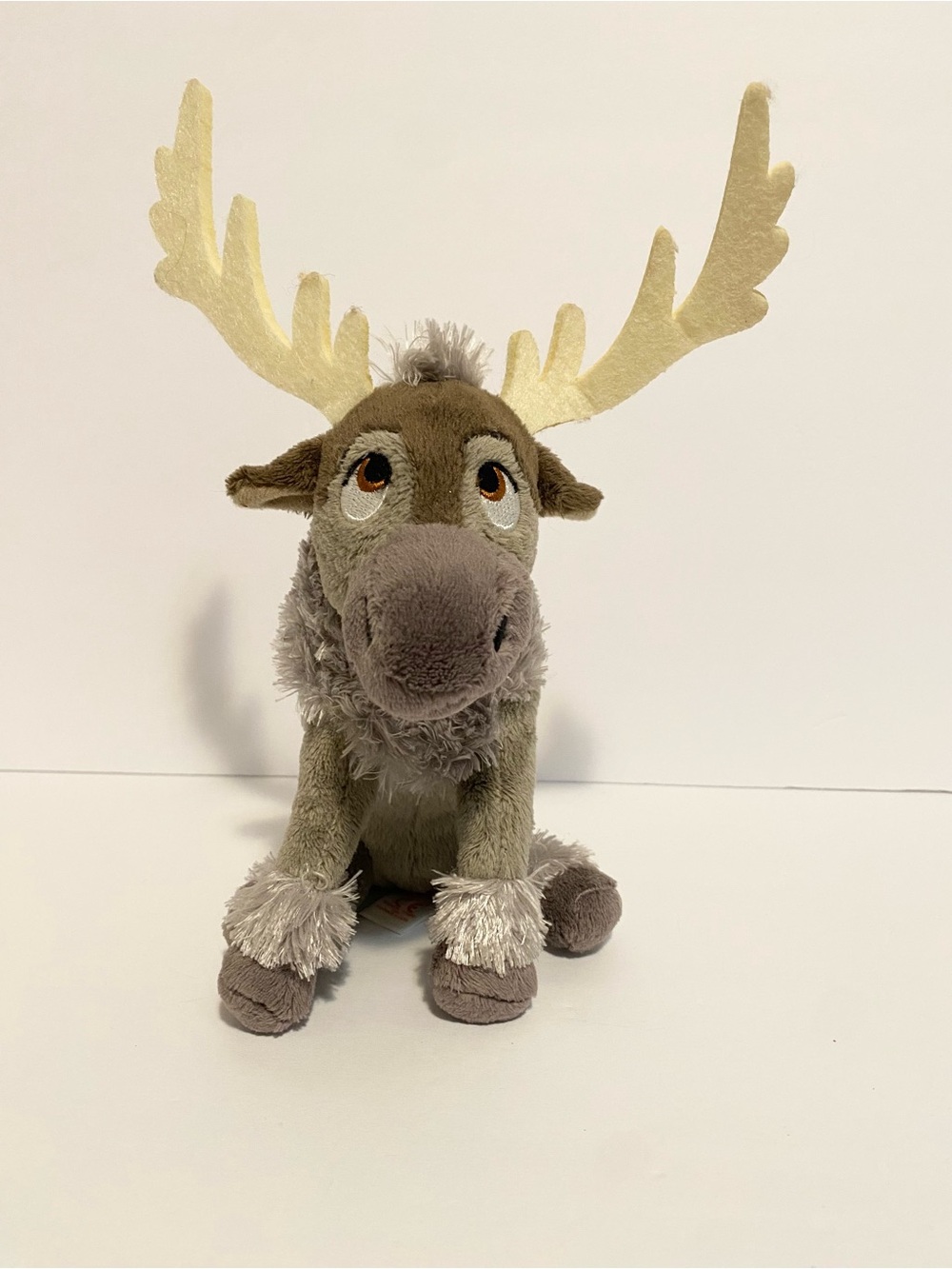 Ty Disney Frozen Sparkle Sven Reindeer 7” Plush Stuffed Animal 2019 Toy Gray
